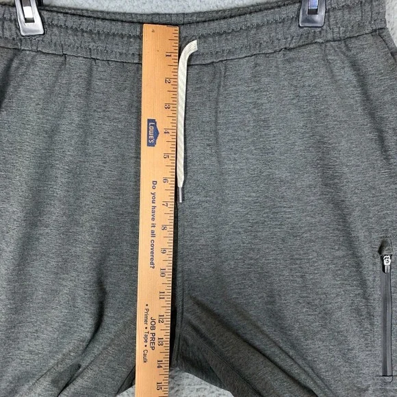 Vuori Sunday Jogger Mens XL Charcoal Performance Knit Workout Athletic Sweatpant